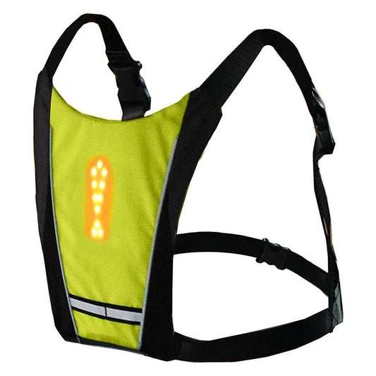 Bike Nook LED Vest Signal Light - Stay Safe While Cycling Day and Night